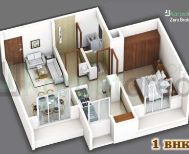 1 BHK Isometric View For Sale in Mumbra, Thane, at Mountain Valley